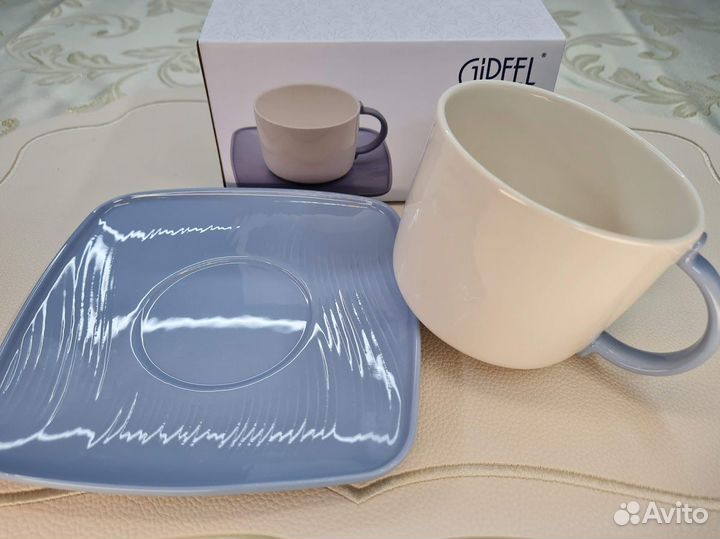 Чайная пара Gipfel Austin костяной фарфор