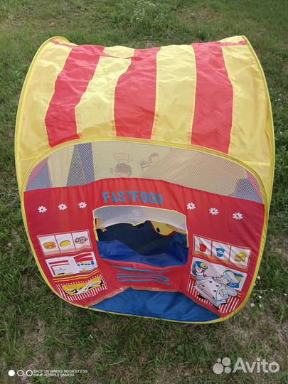 Детский домик для сада, игры в кукольный театр