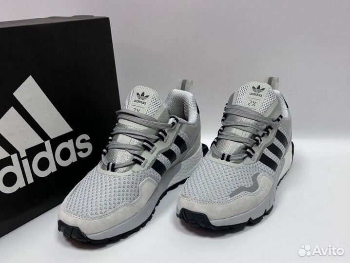 Kpосcовки мужские Аdidas zx 1000 boost серые