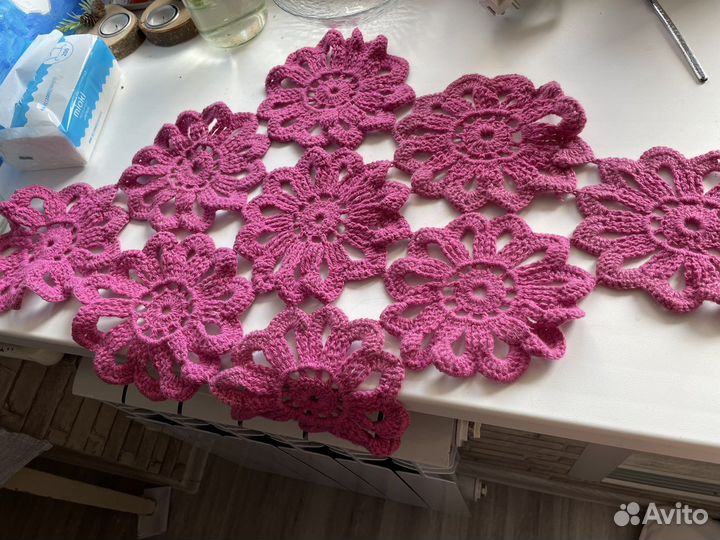 Вязаные салфетки
