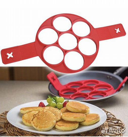 Силиконовая форма для оладий