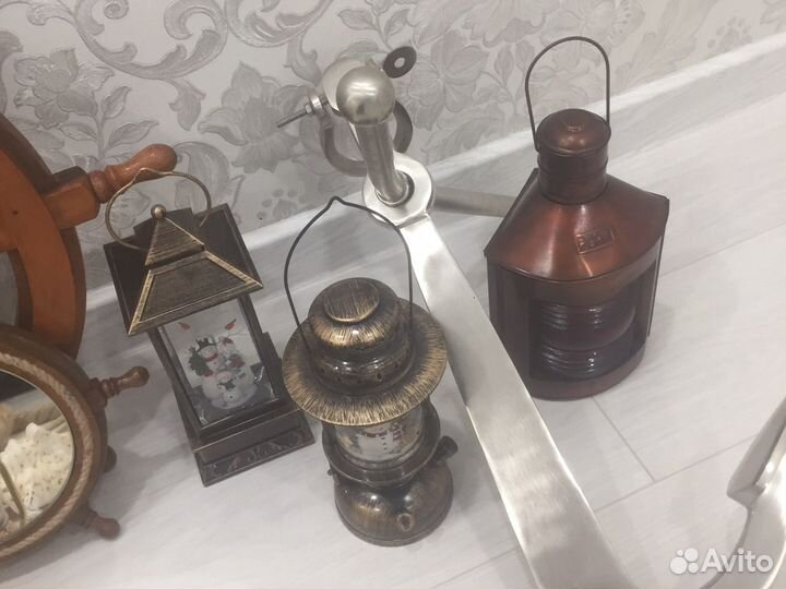 Рында Вазы Латунь Индия Штурвалы Якоря Брелок