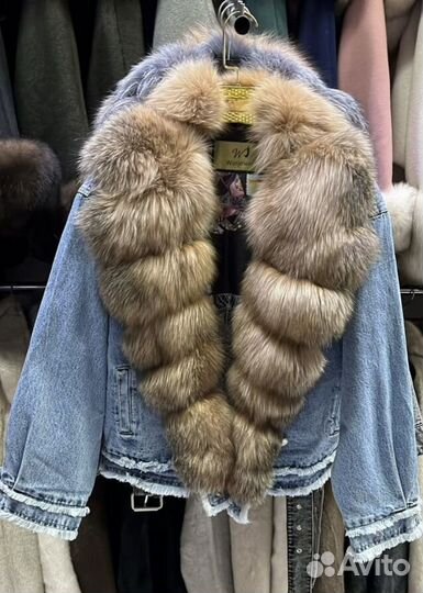 Джинсовки с натуральным мехом