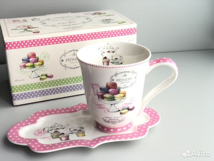 Фарфор, Кружка с блюдцем Nuova R2S, Италия