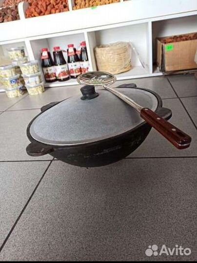 Казан чугунный узбекский