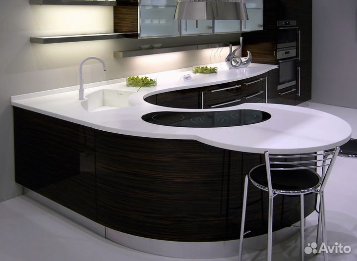Столешница из акрилового камня для кухни