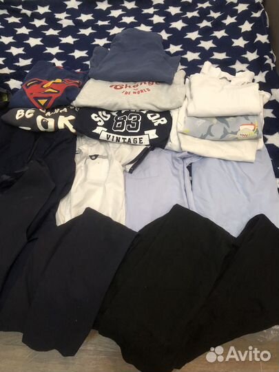 Вещи пакетом на мальчика рост 134 140