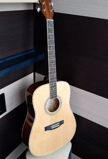 Электроакустическая гитара, новая