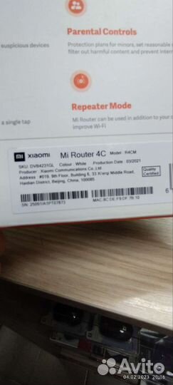 4c Xiaomi вай фай роутеры запечатанные