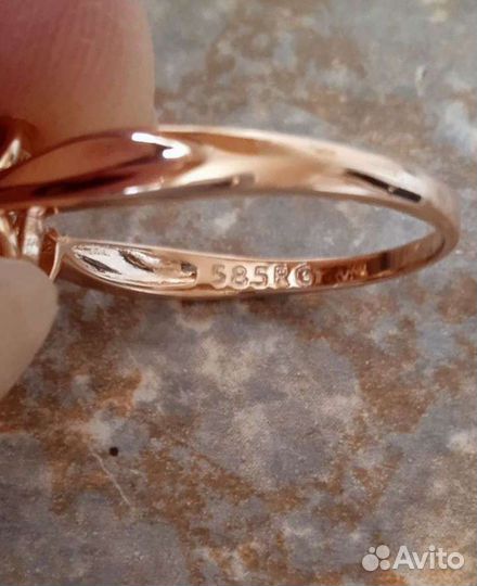 Позолоченный комплект 18 р 