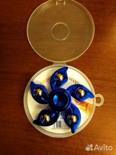 Спиннер - антистресс д/девочки металлический новый