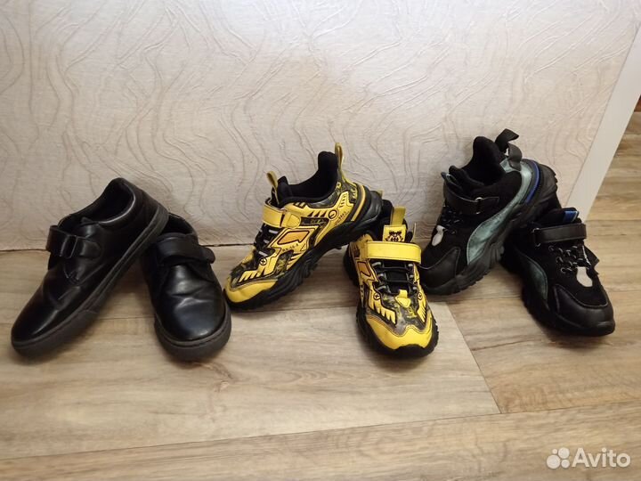 Туфли кроссовки на мальчика 31 32 размер