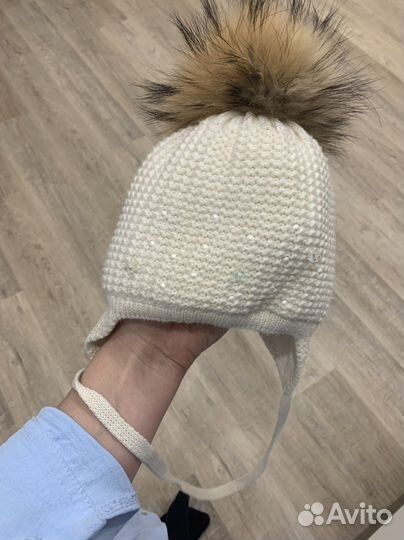 Шапка зимняя на девочку