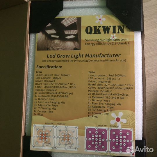 Лампа quantum board Samsung lm301d