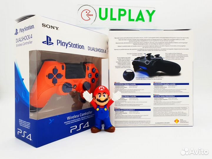 Новый джойстик PS4 Sunset orange ver.2