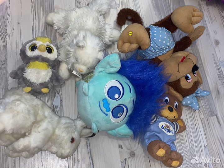 Мягкие игрушки aurora, YooHoo и др