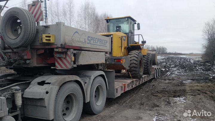 Аренда Трала/Негабаритные перевозки Тралл MAN 100т