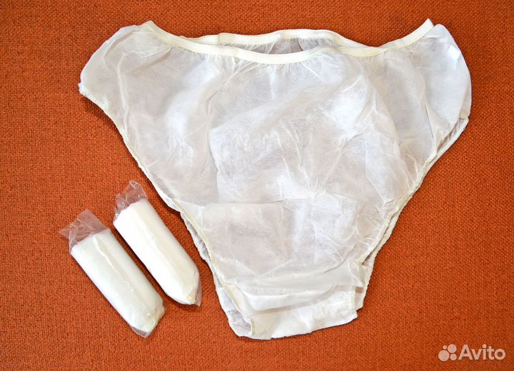 Трусы послеродовые одноразовые новые, размер L