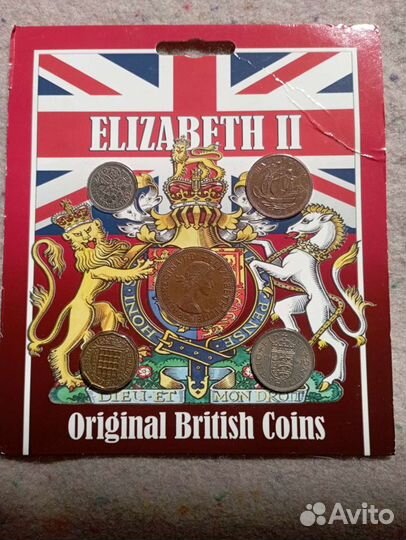 Подарочный набор монет Elizabeth 2