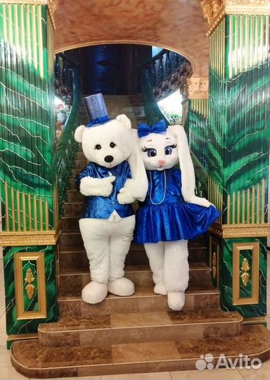Аниматор. Ростовая кукла на праздник. Мишка, Зайка