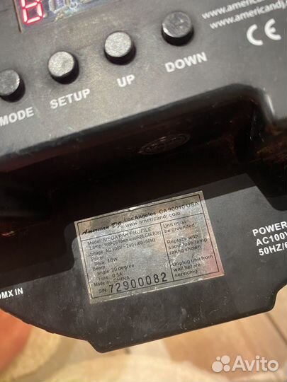 Низкопрофильный прожектор светомузыка