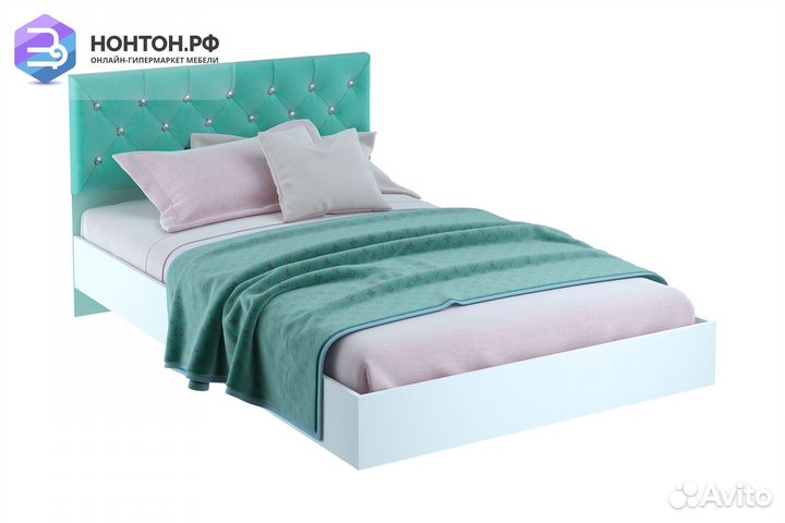 Кровать Тифани 1.2 м кенди / белый