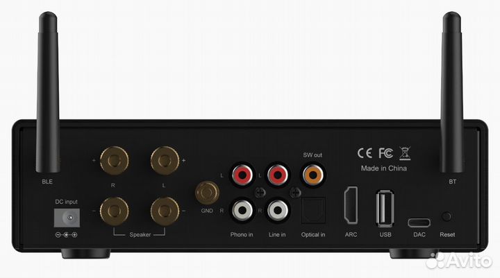 Стерео усилитель с двусторонним блютуз Arylic B50