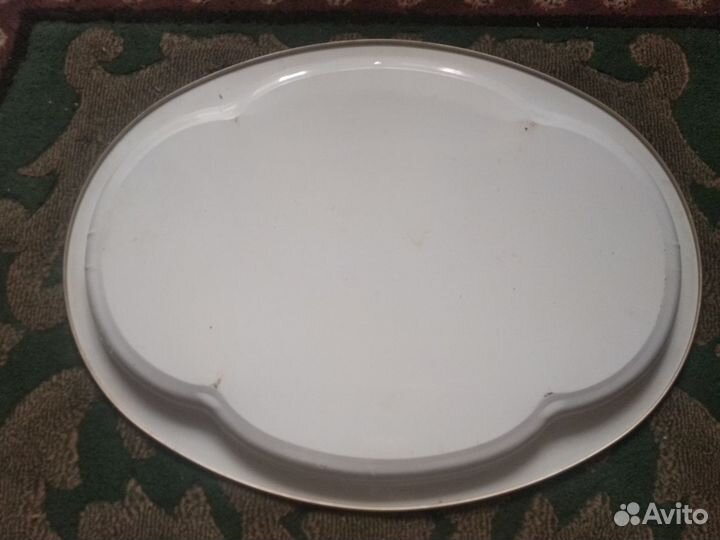 Поднос металлический. ссср. Роспись. Винтаж