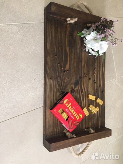 Поднос деревянный