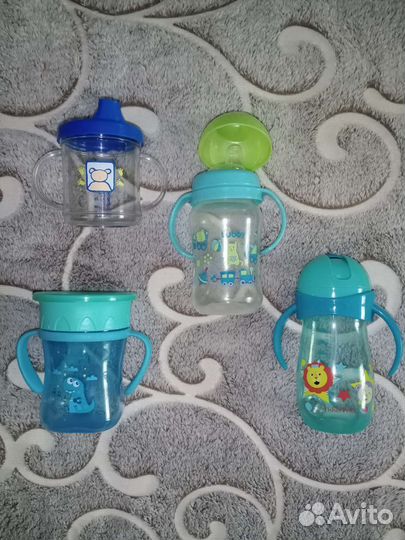 Поильник 4 шт. разные