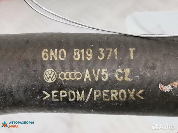 Патрубок отопителя (печки) Volkswagen Lupo 6X 2002