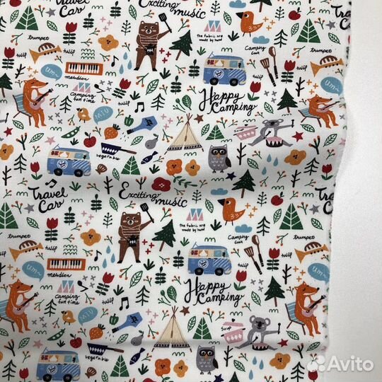 Ткань, корейский хлопок корея, хлопок