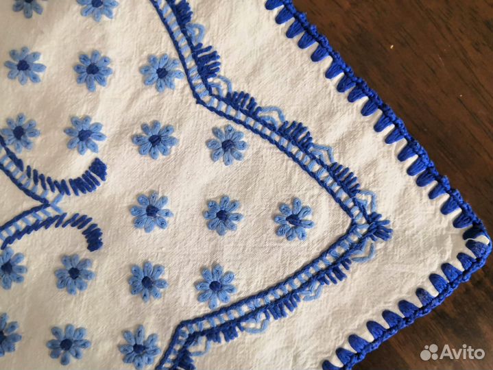Скатерть ручная вышивка