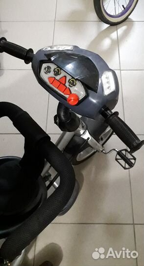 Трехколесный велосипед с родит. ручкой Capella