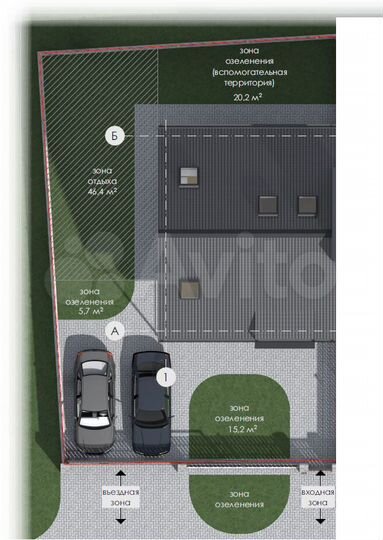 Таунхаус 140 м² на участке 4 сот.