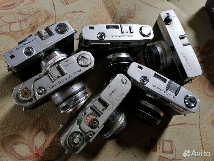 Фотоаппараты пленочные разные
