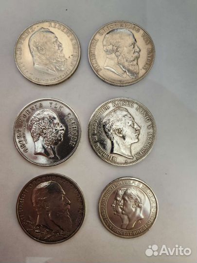 Монеты Кайзер Германия