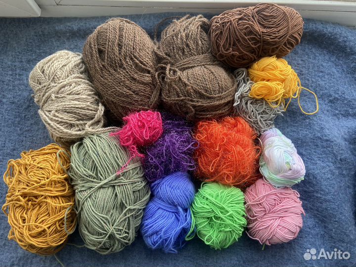 Пряжа пакетом