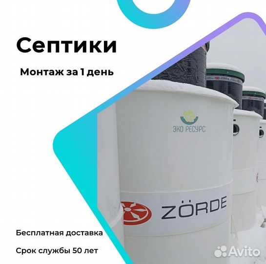 Септик (под ключ, с установкой)