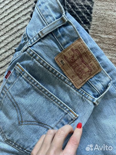 Женские джинсы levis 501 xxs