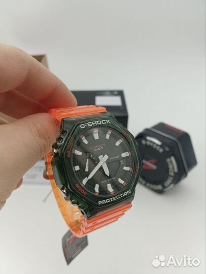 Часы Casio G-Shock GA-2100 оранжевый