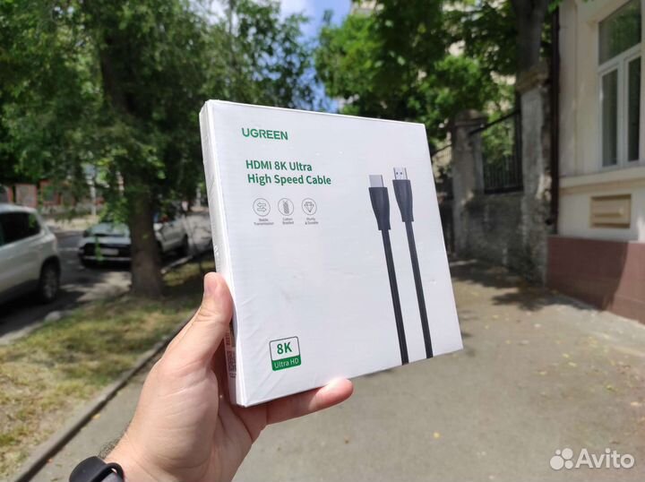 Кабель ugreen HD140 hdmi 2.1 1м (80401) Black