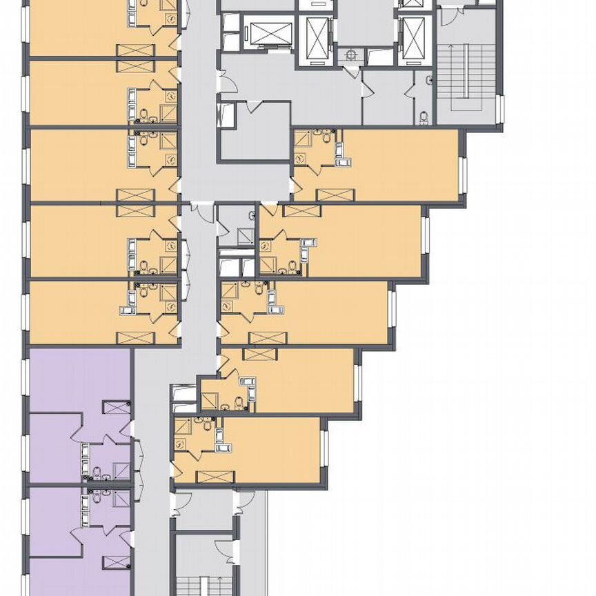 2-к. апартаменты, 58,5 м², 23/29 эт.