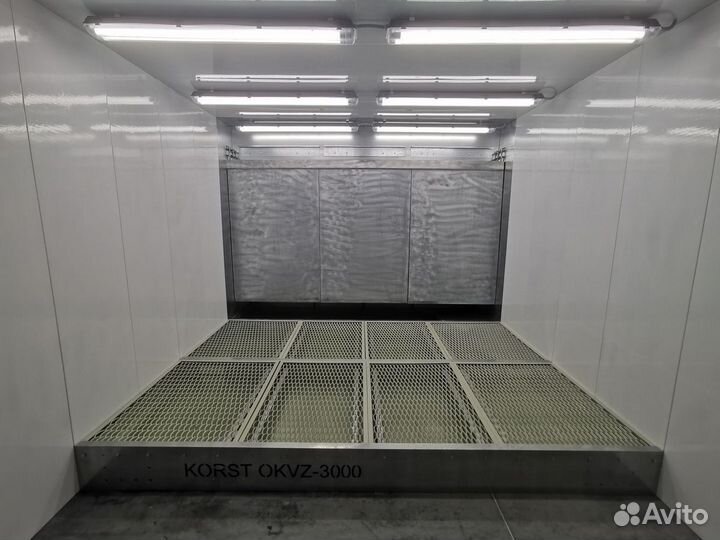 Покрасочная комната (камера) 3х4 с водяной завесой