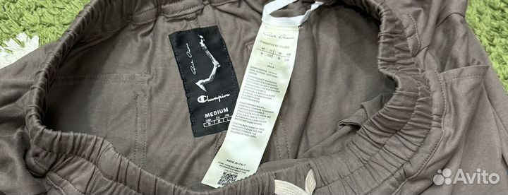 Штаны Rick Owens x Champion