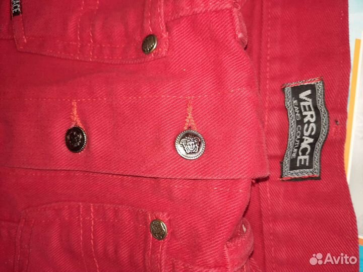 Юбка джинсовая Versace с жилеткой