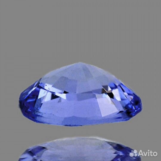 Сапфир натуральный 0,41Ct 6х4мм VVS овал