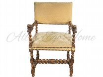 Антикварное дубовое кресло 1870-х гг