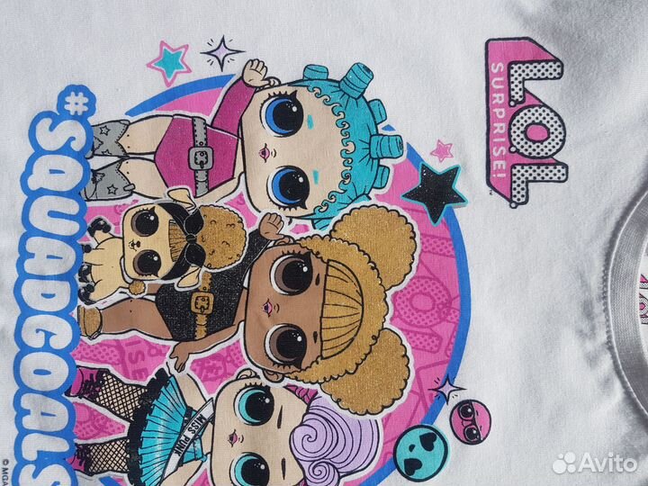 Футболки для девочки 110пакетом, 3 шт