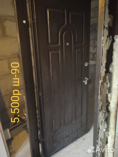 Дверь входная металлическая+пластиковая